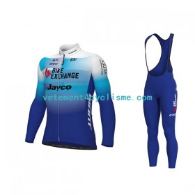 Homme Tenue Cycliste Manches Longues et Collant à Bretelles 2022 Team BikeExchange-Jayco N001
